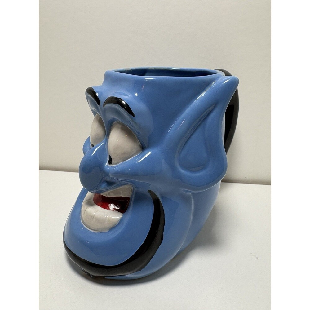 Disney Aladdin Genie 3D Sculpted Ceramic Mug Holds 22 Ounces